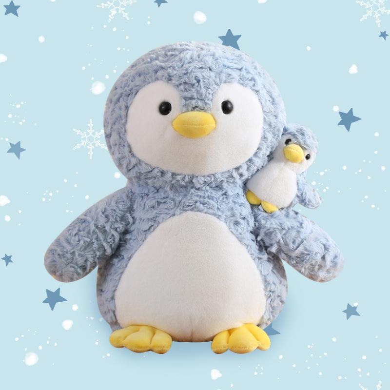 Parent-child Doll Giant Panda Doll Little Yellow Duck Plush Toy Children Accompany Dolls To Sleep and Hug Pillow