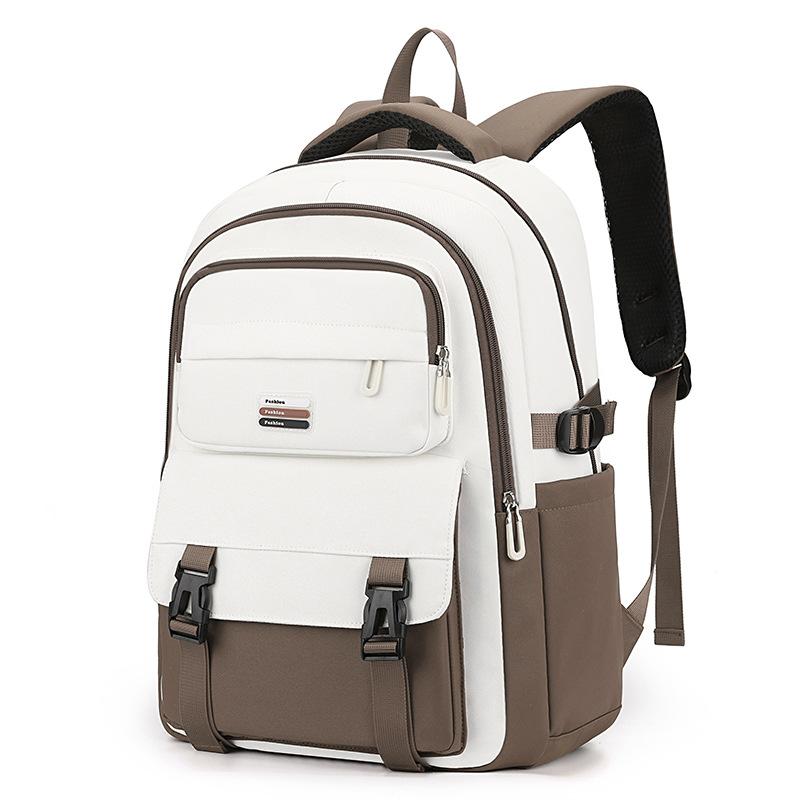 School bag Female primary school students grade 3 to 6 large-capacity backpack Strong and durable Middle school student contrasting color backpack