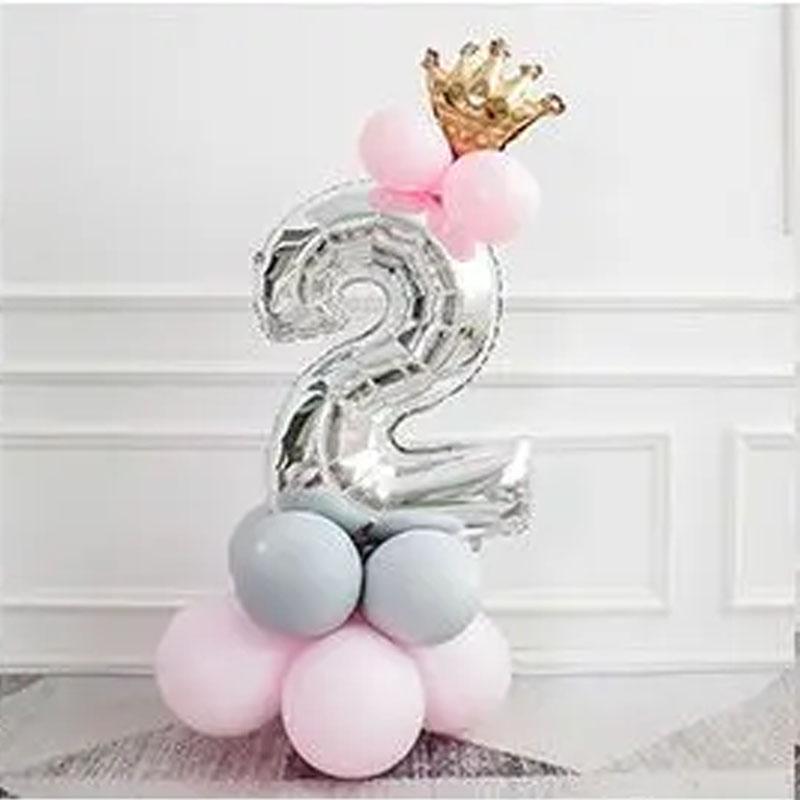 Złote Balony z Cyframi na Urodziny i Imprezy