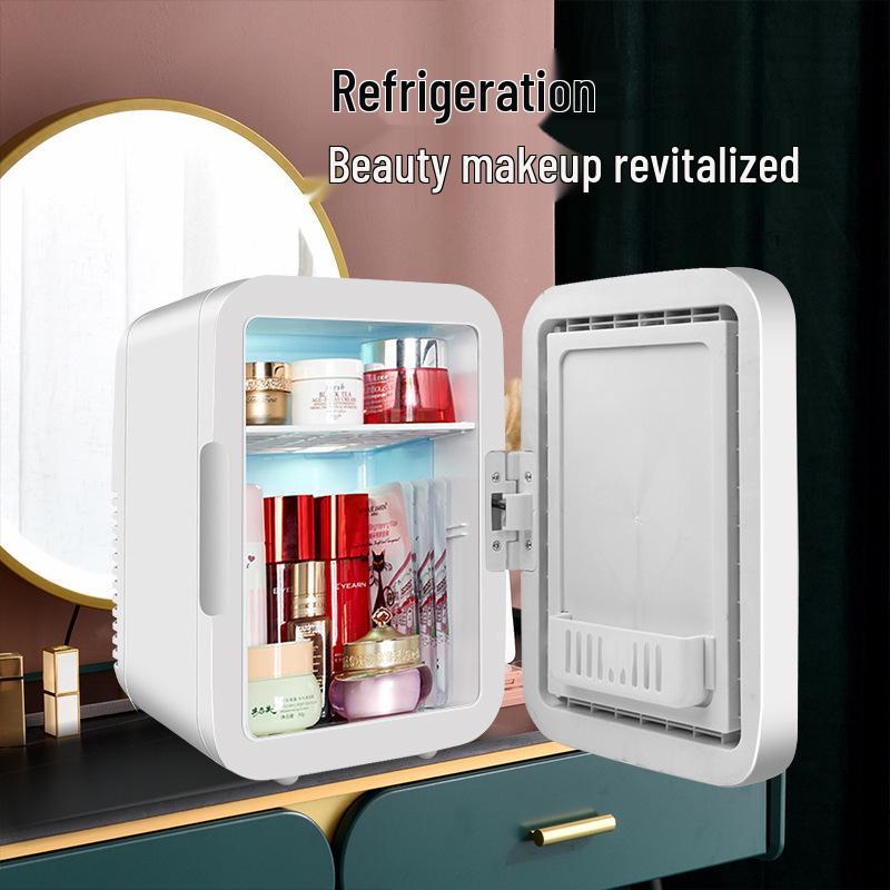 Portable 4L Mini Refrigerator for Skincare, Masks, and Drinks