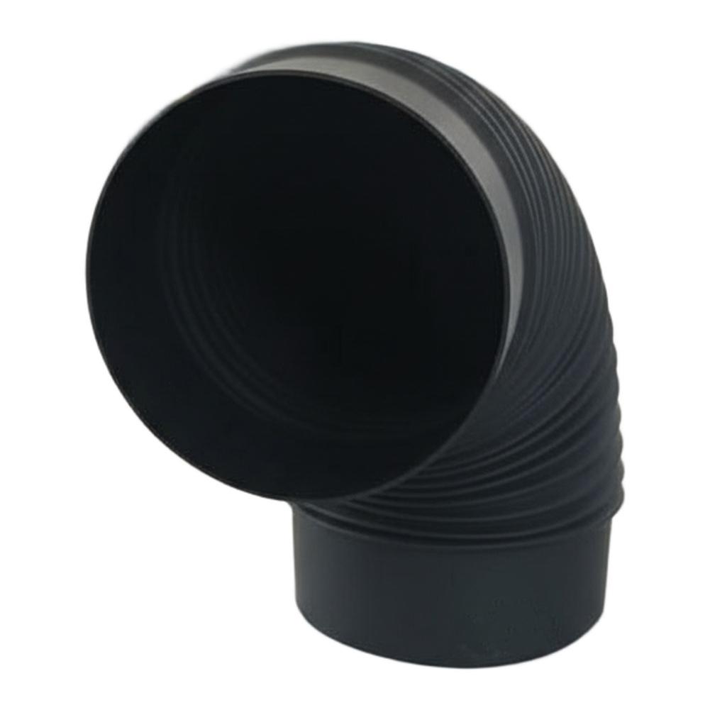 Chimney Elbow 90 Pipe Bend Fireplace Setup Easy Installation Fireplace Pipe Stainless Steel Pipe Metal Construction