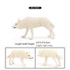 Wolf Figurines Set Realistic Wolf Family Figures Educational Toys Cake Toppers for Kids Aged 3 Years Old and U