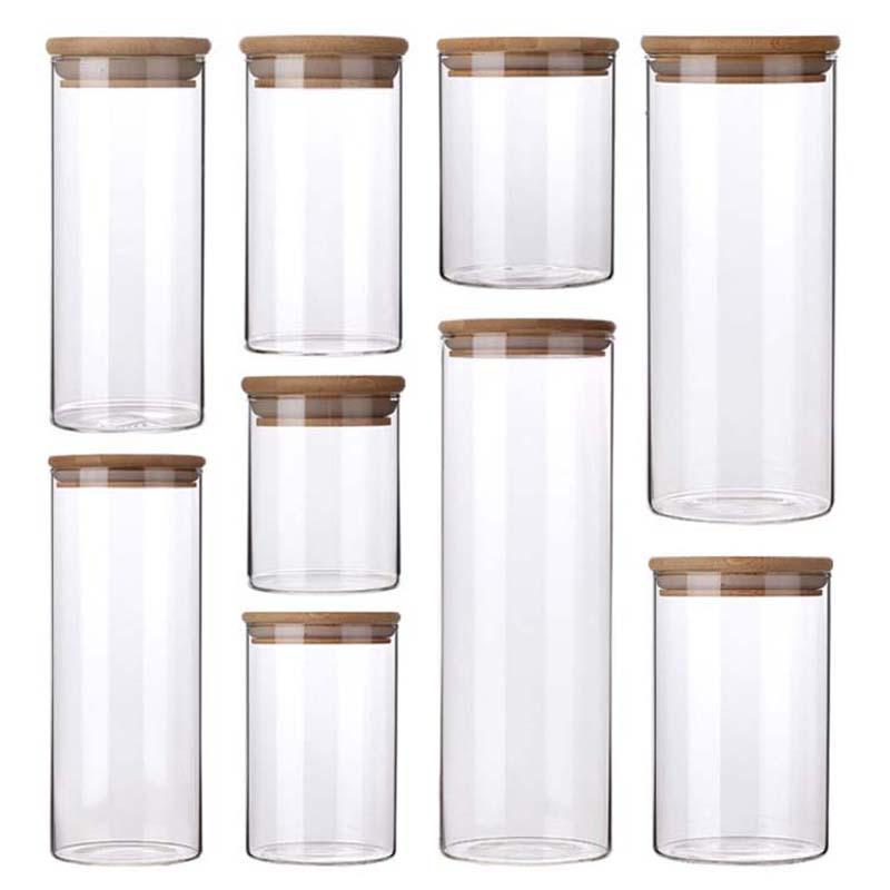 Glass Sealed Storage Jar with Lid for Tea, Dried Fruits, Grains, and Snacks