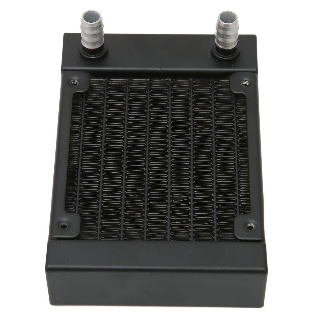 Schimbător de căldură din aluminiu 8 țevi 9,5 mm Robinet 80 mm Disipare bună a căldurii Răcitor de apă cu șuruburi