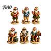 Unique Summer Christmas Decorations 2026 Beach Santa Advent Calendar, 24-Day Acrylic Ornament Set with Tropical Theme Surfing Figures, Tree