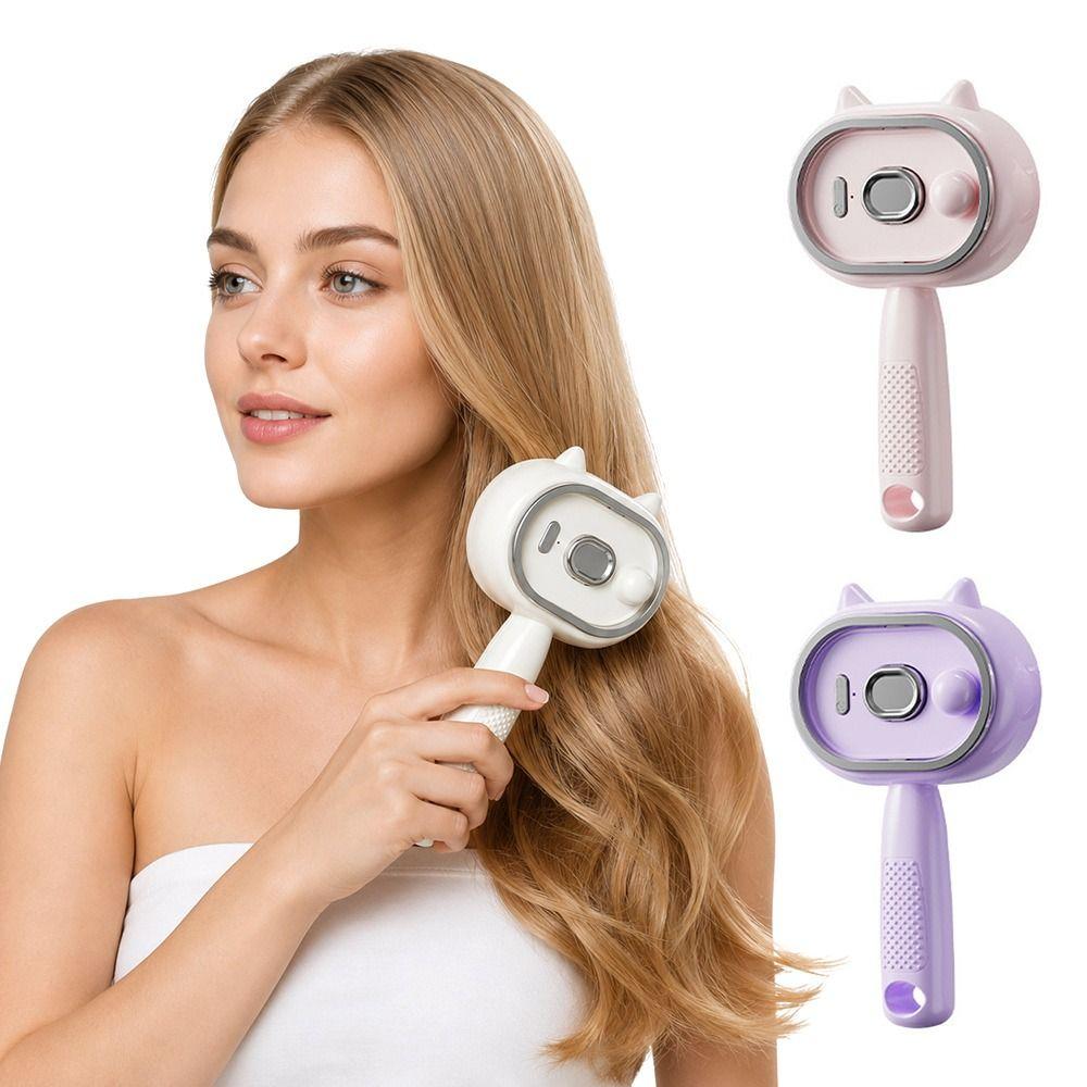 Spazzola Massaggiante Ricaricabile per Cuoio Capelluto con Funzione Spray Pettine per la Cura dei Capelli Nuova Spazzola Elettrica a Vapore