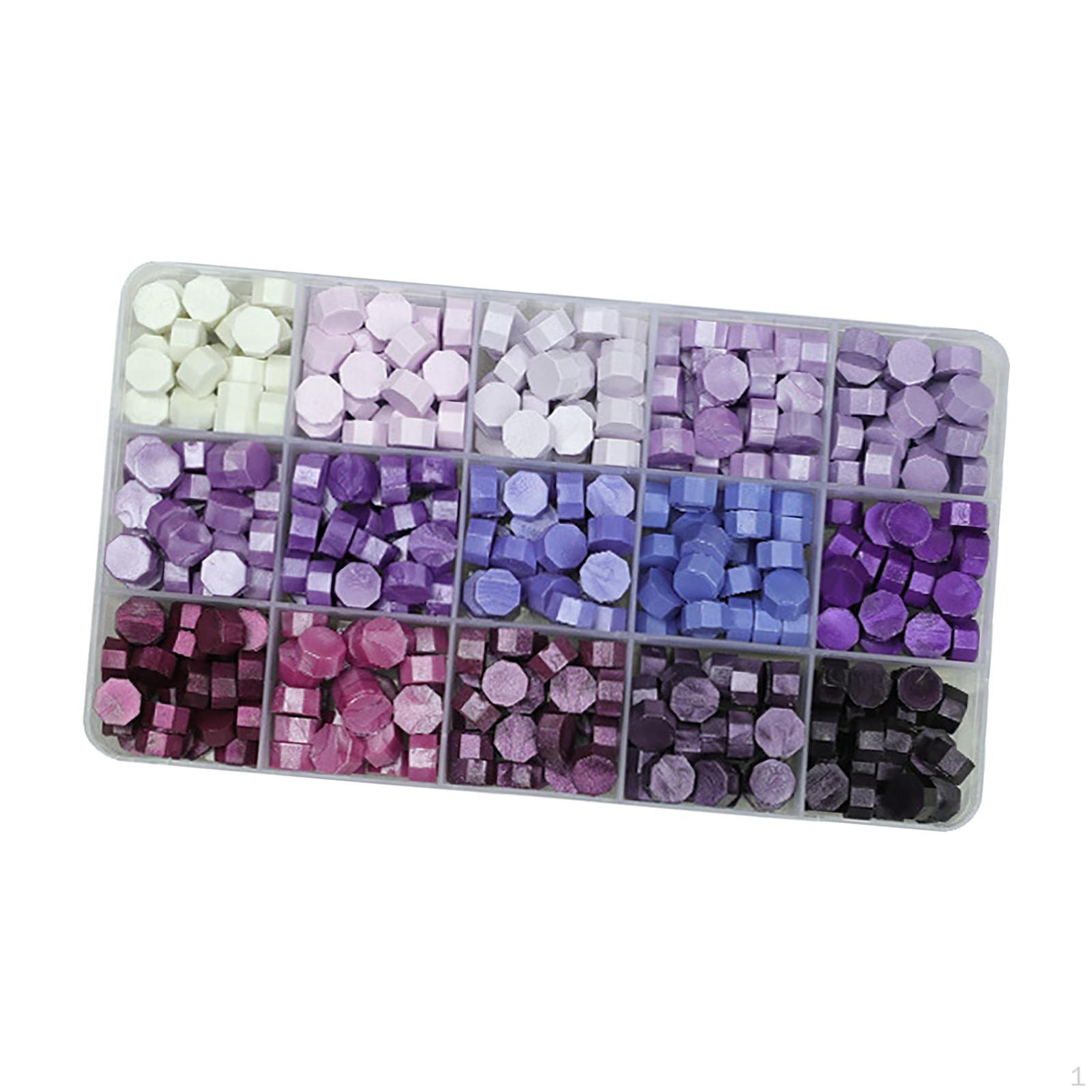 

Beads Ancient Sealing for Crafts and Decoration Purple