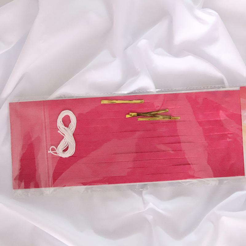 35cm Colorful Ribbon Paper Tassels for Birthday & Wedding Party Decorations