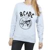 AC/DC Womens/Ladies We Salute You Cannon Sweatshirt