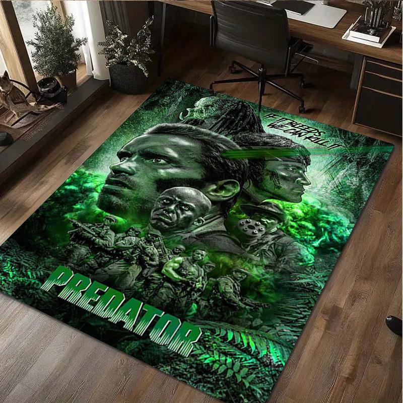 1 Stück Der Predator Druckteppich - Heimdekoration Teppich Für Wohnzimmer Schlafzimmer Bodenbelag Computerstuhl Bereichsteppich