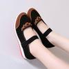 Chaussures Pour Femmes Vieilles Chaussures En Tissu De Pékin Printemps Et Automne Chez Les Personnes Âgées Chaussures Décontractées Chaussures Antidérapantes À Fond Mou Chaussures Confortables Pour Personnes Âgées À Fond Plat