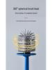 Wall-Mounted No Dead Angle Toilet Brush with Long Handle - Complete Bathroom Cleaning Set