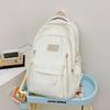 School Bag: a High-look, Solid-color, Simple Backpack, Lightweight Backpack for Junior High, High School, and College Students