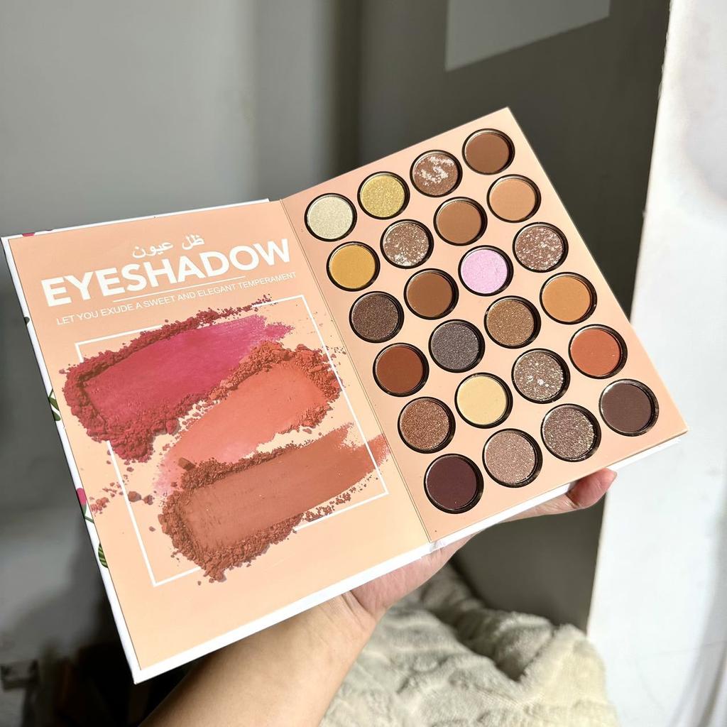 Multifunctional Eye Shadow Book 43 Colors Makeup Highlighter Blusher All In One Palette