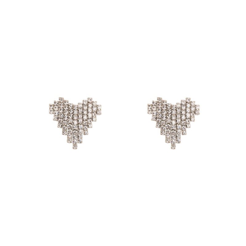 MATIAS White heart Earring
