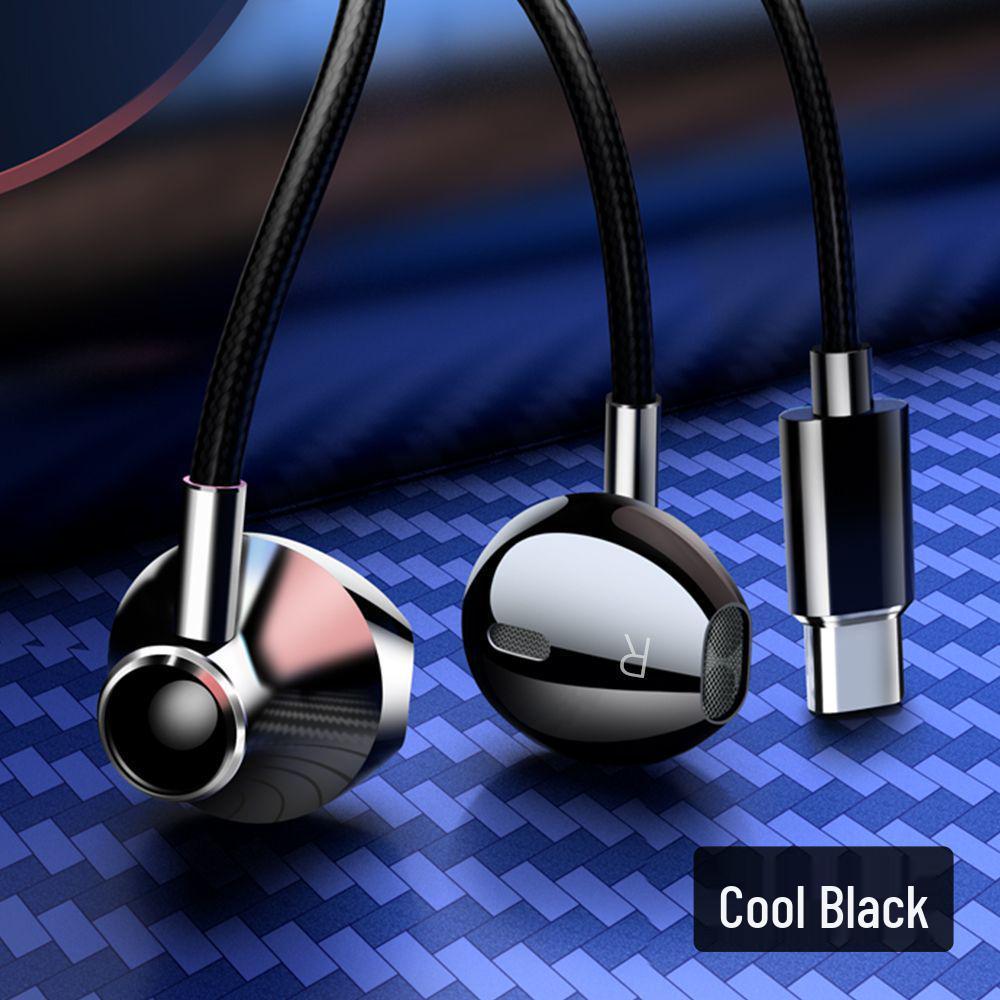 High-End Wired Professional Karaoke Headphones, Nylon Type-C, Universal for OPPO, Xiaomi, Vivo