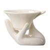Multifunkční kreativní keramický čajový louhovač Čajové sítko Čajové nádobí Kuchyňské doplňky Čajová sada Filtr Bílý porcelán Netěsný filtr