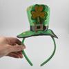 Shamrock Sequin Green Bow Headband for St. Patrick's Day