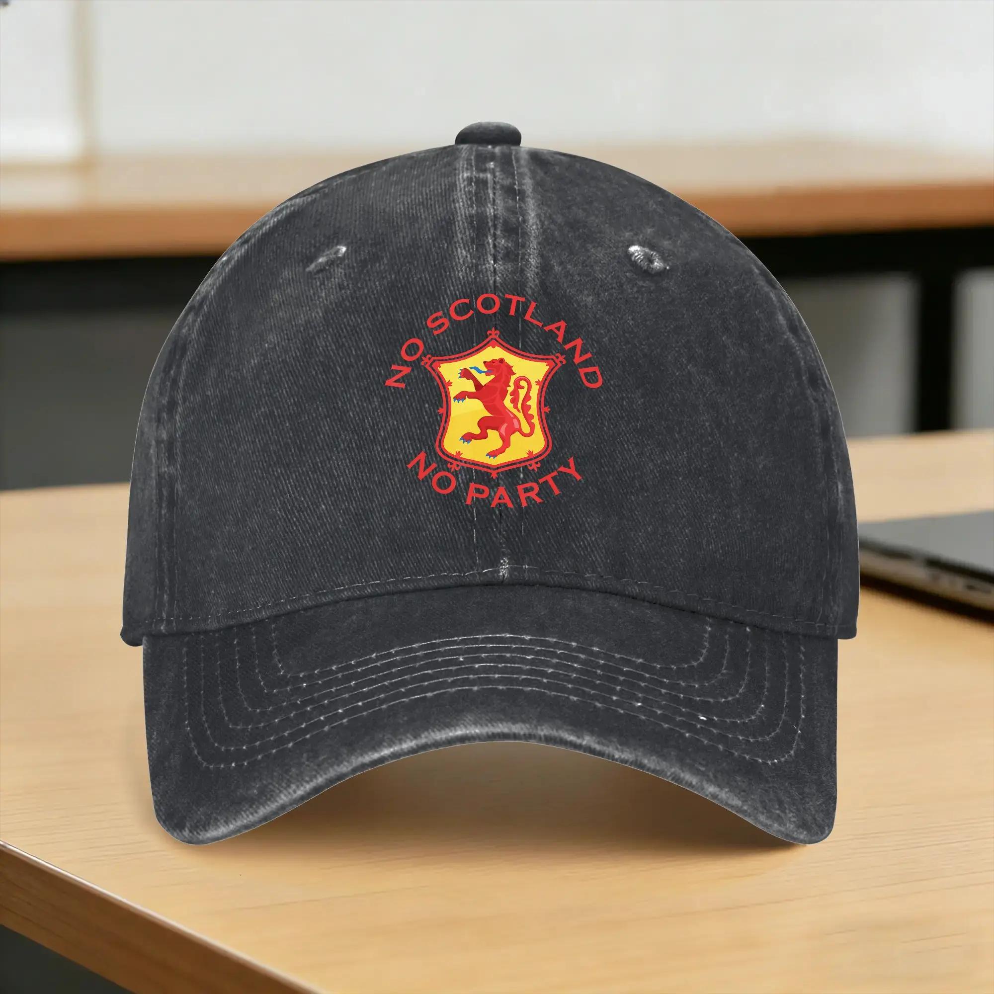 Baseball Cap No Scotland No Party with Flags Summer Street Style Hip Hop Hats Couple Women Design Outdoor Gym Baseball Caps One Size