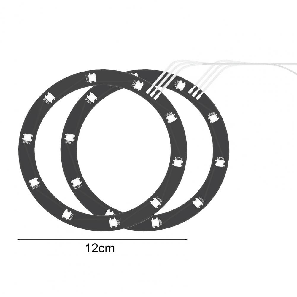 RGB-LED-Lichtleiste für PS5 Slim Disc und Digital Edition, 8 Farben, 400 Effekte, flexibler Farbwechsel-Lampenring für Spielkonsole