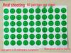 Waterproof Self-adhesive Anti-static Grounding Safety Stickers - 60 Per Sheet