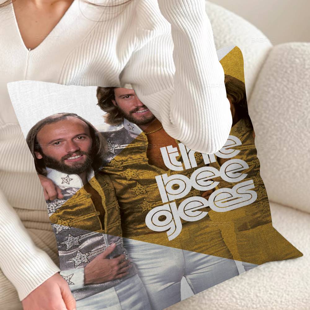 Cool Band B-bee G-gees 45*45cm Cushion Cover Pillow Cover Decor Pillowcase Home Pillowcase For Couch Pillow