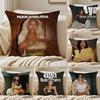 Aya N-Nakamura Pillow Case Sofa and Living Room Decorative Cushion Covers Dust-proof and Mite-proof Invisible Zipper