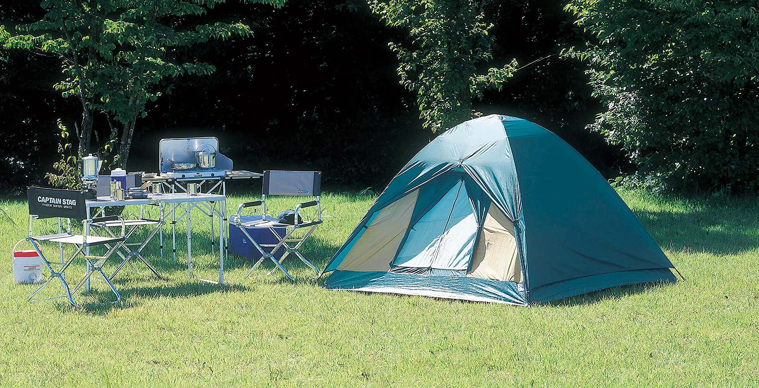 テント・タープ CAPTAIN STAG Three room dome tent Captain Stag Camping Tent, Crescent Dome [3-Person] M-3105 Buy