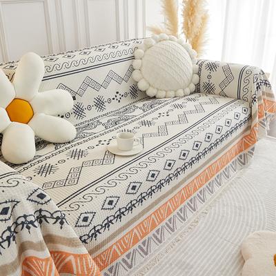 Ethnic Style Sofa Cover Cloth for All Seasons, High-end Sofa Blanket, Full Cover Sofa Towel, All-inclusive Universal Sofa Cover Cushion