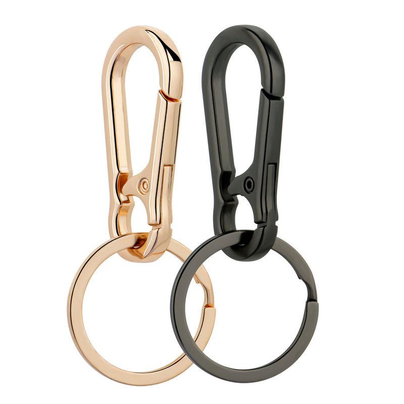Metall Karabiner Clip Schlüsselanhänger Karabiner Form Schlüsselanhänger Schlüsselanhänger Ring Clip Halter Organizer für Zuhause Auto Schlüssel Schlüssel Finder Damen Herren