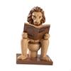 Nordic Design Reading Lion Figurine Art Sculpture Table Centerpiece Statue Ornament for Entryway