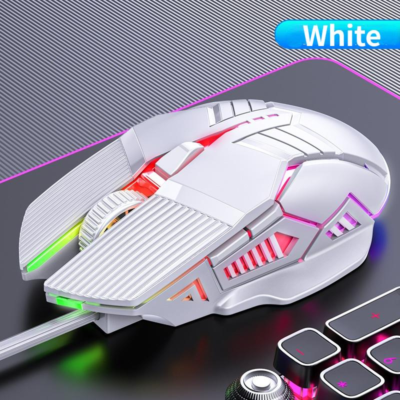 Wired Gaming Mouse USB Mouse Gaming RGB Gamer Mouse 6 Button LED Silent Mice For PC Laptop Computer