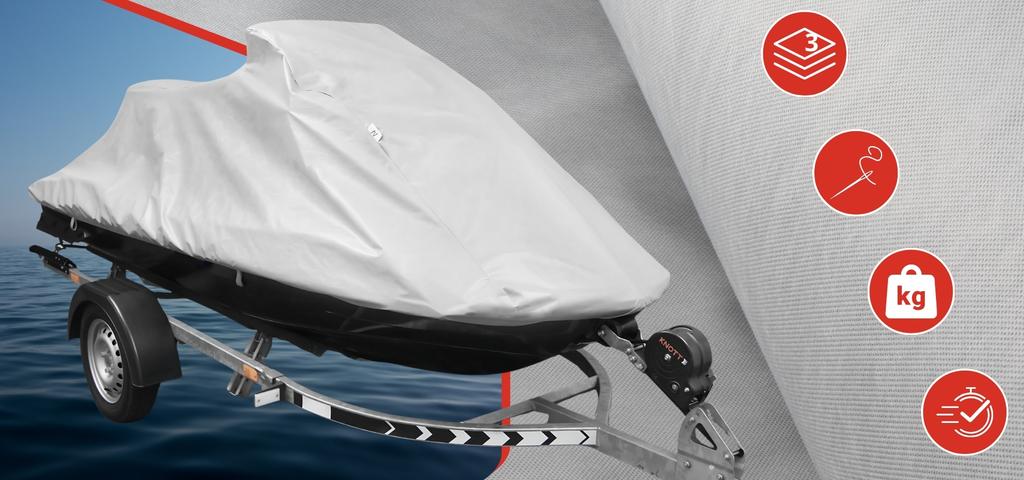 Transport Pontoon Cover 270g/m2 420-450cm Gray