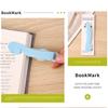 1pc/3pcs Silicone Book Mark Automatically Follows Notebook Page Divider  for Read Lovers