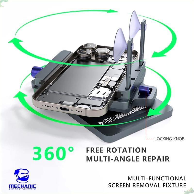 MECHANIC CP8 Universal LCD Screen Separator Mobile Phone Screen Back Glass Removal Pressure Holding Rotating Clamp Tools