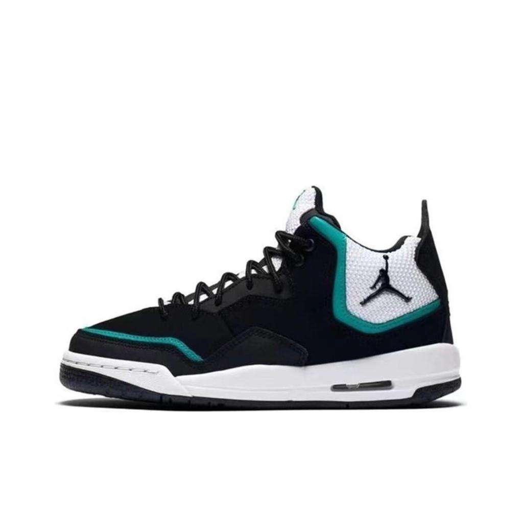 Authentic AJ23 Low-Top Air Cushion Basketball Shoes, Mid-Top Black Red White, Unisex Outdoor Versatile Sports Sneakers