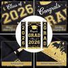 Graduation  Flag Set 3-piece Set For Decorating The Atmosphere Of Graduation Party  Graduation Party And Class Reunion Decoration Flags