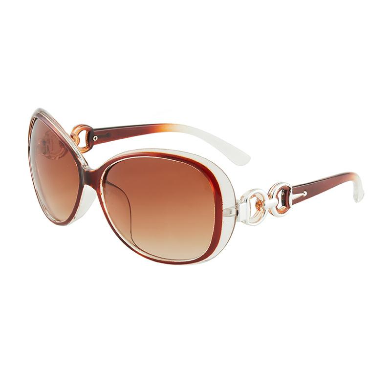 New Women Large Oval Sunglasses Vintage Designer Sun Glasses Fashion UV400 Protection Stylish Eyewear