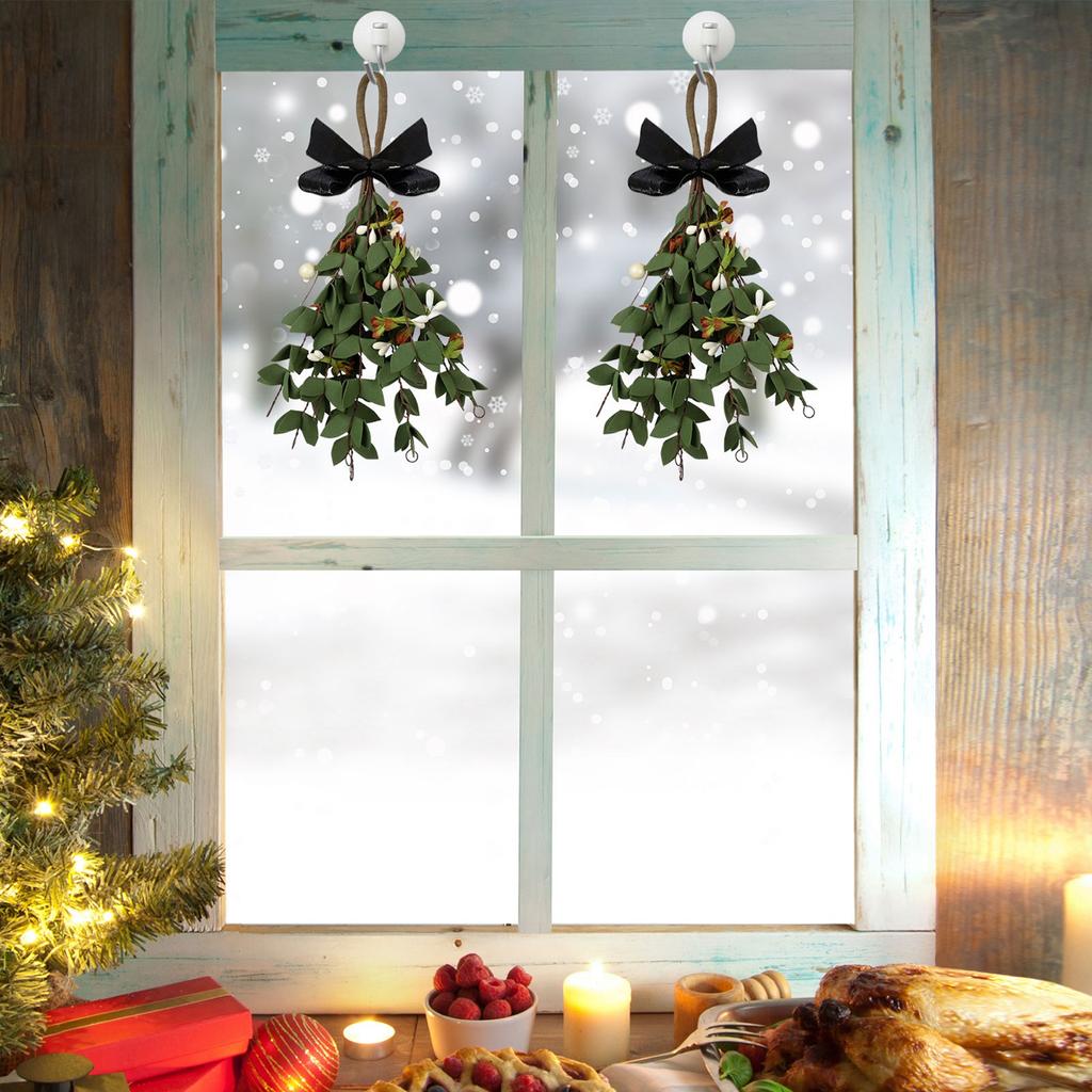 Artificial Mistletoe Leaves Christmas Decoration