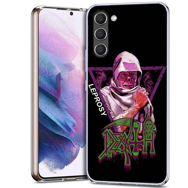 Metal Band D-Death Phone Case for Samsung A54 A14 A24 A34 A17 A37 A57 A55 A35 A25 A15 A13 A23 A33 A53 A07 A05S A04S A03 A73 Gala