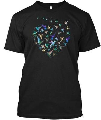 Love Hummingbirds T Shirt Made In the USA Size S To 5XL
