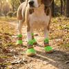 4 pcs/set Non-slip Dog Mesh Shoes Breathable Mesh Dog Sneakers Pet Net Boots  Outdoor Walking