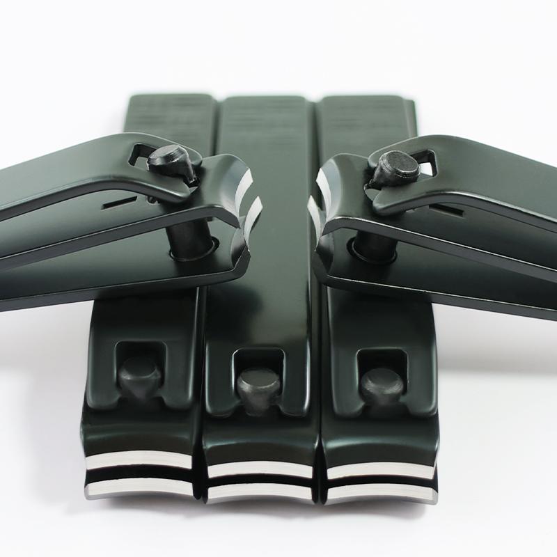 Black Nail Clippers For Men And Women, High-Quality High-End Stainless Steel Sharp Nail Clippers, Home Manicure Tools
