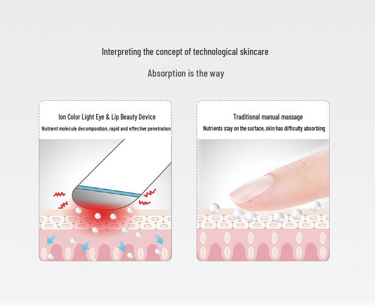 Cross-Border Eye Massager: Vibration, Heating, Essence Import - Reduces Dark Circles