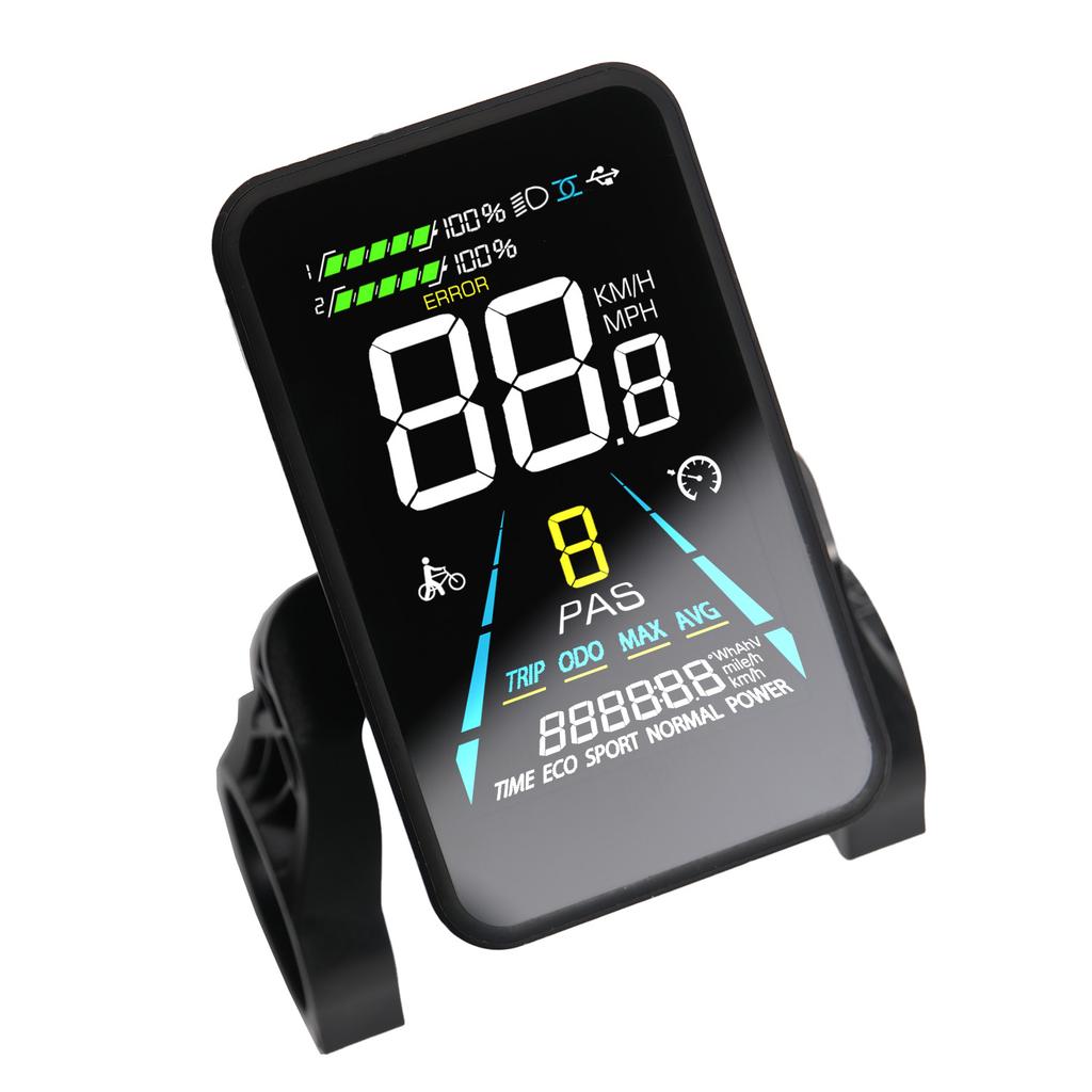 Display LCD Yolin per Ebike 48V/72V, Schermo Impermeabile per Bicicletta Elettrica per Distributori di Componenti per Biciclette