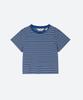 MOONSUN M.C Stripe Baby T-Shirt / Blue Stripe
