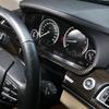 ABS Silver/Carbon fibre For BMW 7 Series F01 F02 F03 F04 2009-14 Car Dashboard Display Decorative Frame Interior Accessories
