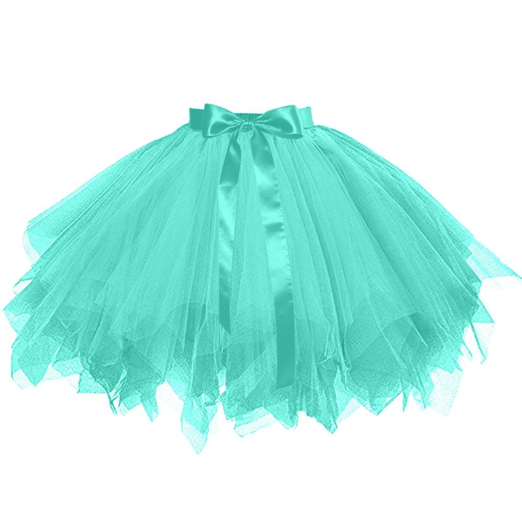 Women's Skirt Boneless Skirt Mesh Lace-Up Skirt