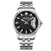 Herrenuhr, Massives Armband, Perfekte Quarz