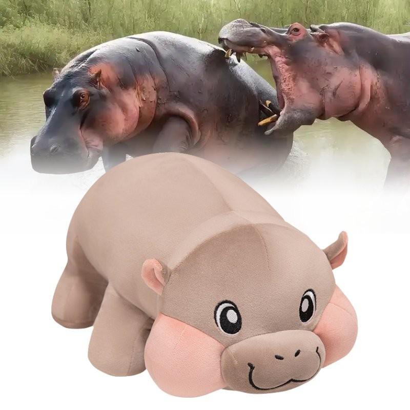 Hippopotamus Plush Toy Room Decoration Ornaments Child Christmas Gift Cotton Pp
